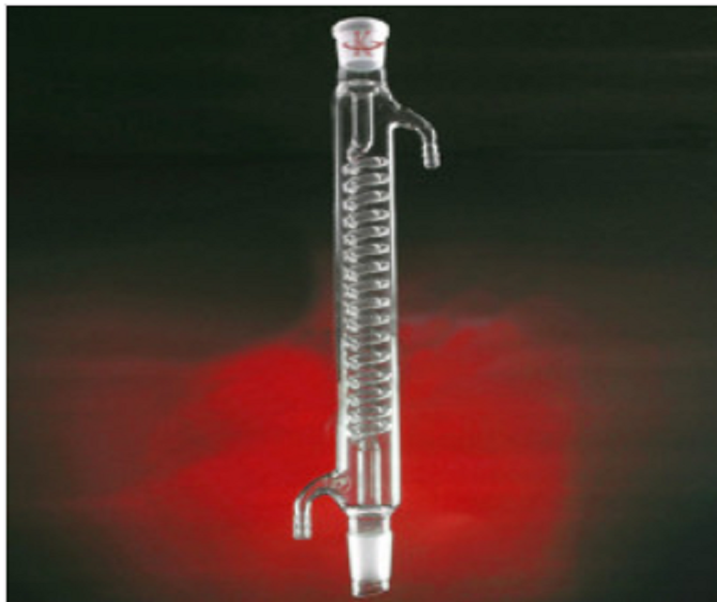 盤管式冷凝管 – 玻璃及PP材質(zhì)出入水口