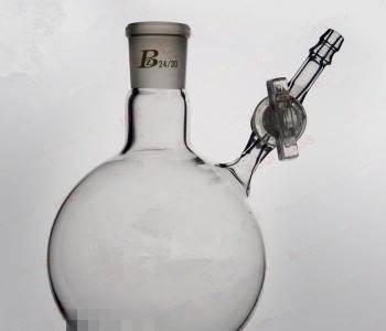 反應球瓶（厚壁,玻璃節(jié)門/標準四氟節(jié)門）