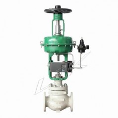 進口氣動薄膜雙座調節(jié)閥