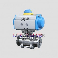 進(jìn)口氣動(dòng)三片式快裝球閥-德國(guó)進(jìn)口氣動(dòng)快裝球閥