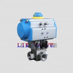 進(jìn)口氣動(dòng)高壓三通球閥-德國(guó)萊克氣動(dòng)高壓不銹鋼三通球閥