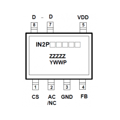 INFSitronix 高壓啟動(dòng)PWM反激(SSR)電源開關(guān)IN2P170C1-S7G系列