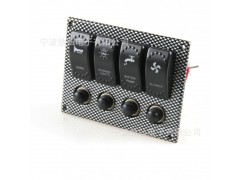 勁弘電子游艇快艇汽車房車 4組水轉(zhuǎn)印開關(guān)控制面板