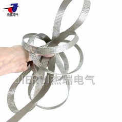 廠家定制鍍錫銅編織線 伸縮銅編織屏蔽網(wǎng)套