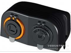 勁弘電子-改裝車游艇房車配件點(diǎn)煙器+歐規(guī)電源插座