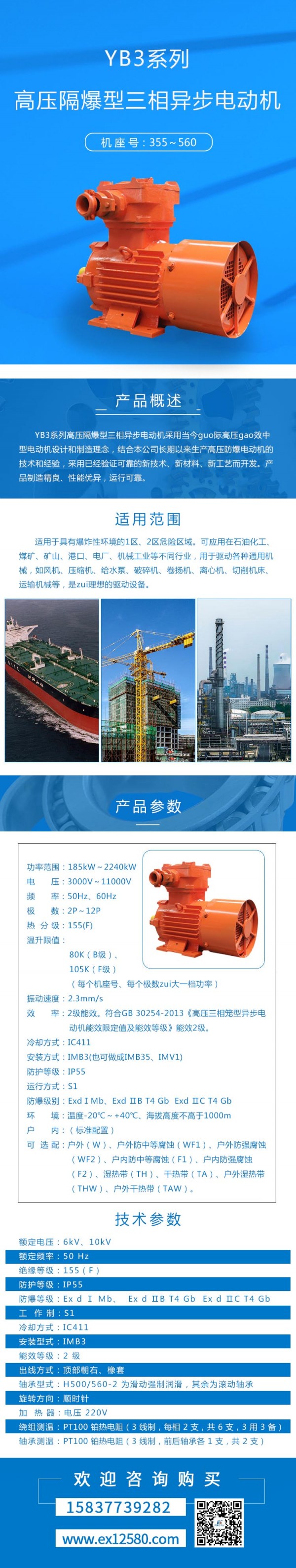 YB3系列-高壓隔爆型三相異步電動(dòng)機(jī)1-壓縮