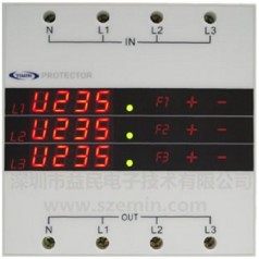 益民三相超壓過(guò)壓欠壓保護(hù)器EM-001AS 缺相保護(hù)器 電焊機(jī)保護(hù)器