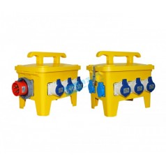 手提移動(dòng)220V插座小電箱 6位漏電保護(hù)工業(yè)插座箱