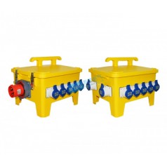 工地臨時(shí)便攜配電箱 手提電源箱12位工地箱 帶漏電保護(hù)