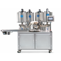 全自動(dòng)4色拉花螺旋冷熱灌裝機(jī)