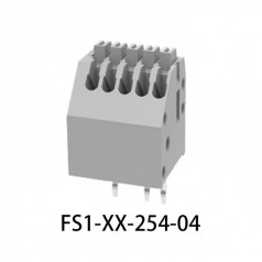 免螺絲按壓5G通信彈簧式 LED驅(qū)動端子 DG/KF250/FS1-XX-254-04