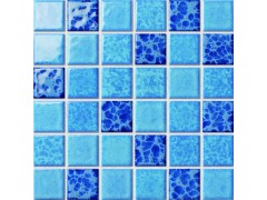 供應藍色窯變釉面陶瓷馬賽克