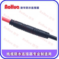 4芯公母防水連接器，線對線電纜防水插頭—TUV認(rèn)證防水插頭