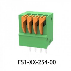 F5001-2.54 DG/KF141V/R-2.54MM 雙排彈簧式接線端子