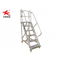 庫房登高車-移動(dòng)登高臺(tái)-華峰梯具