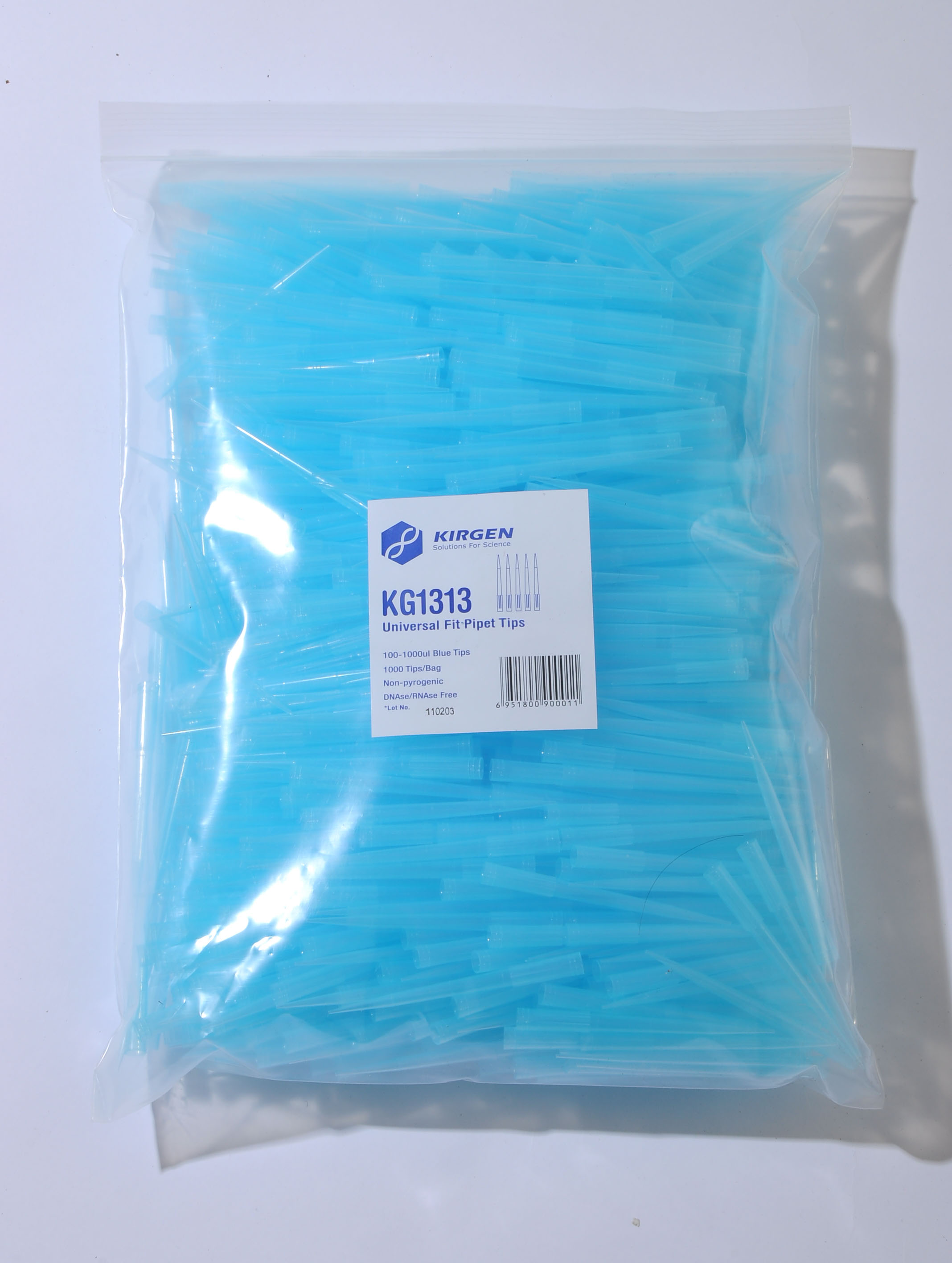 100-1000ul吸嘴，藍色，帶刻度，袋裝