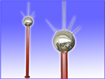 多針球形優(yōu)化避雷針， 球狀型雷電接閃器